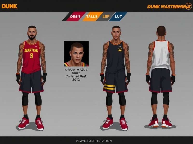 Dunk Mastermind player customization with desi outfits
